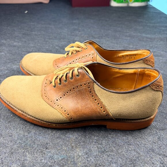 Keith Highlander Mens Oxford Two tone suede shoes main image 10